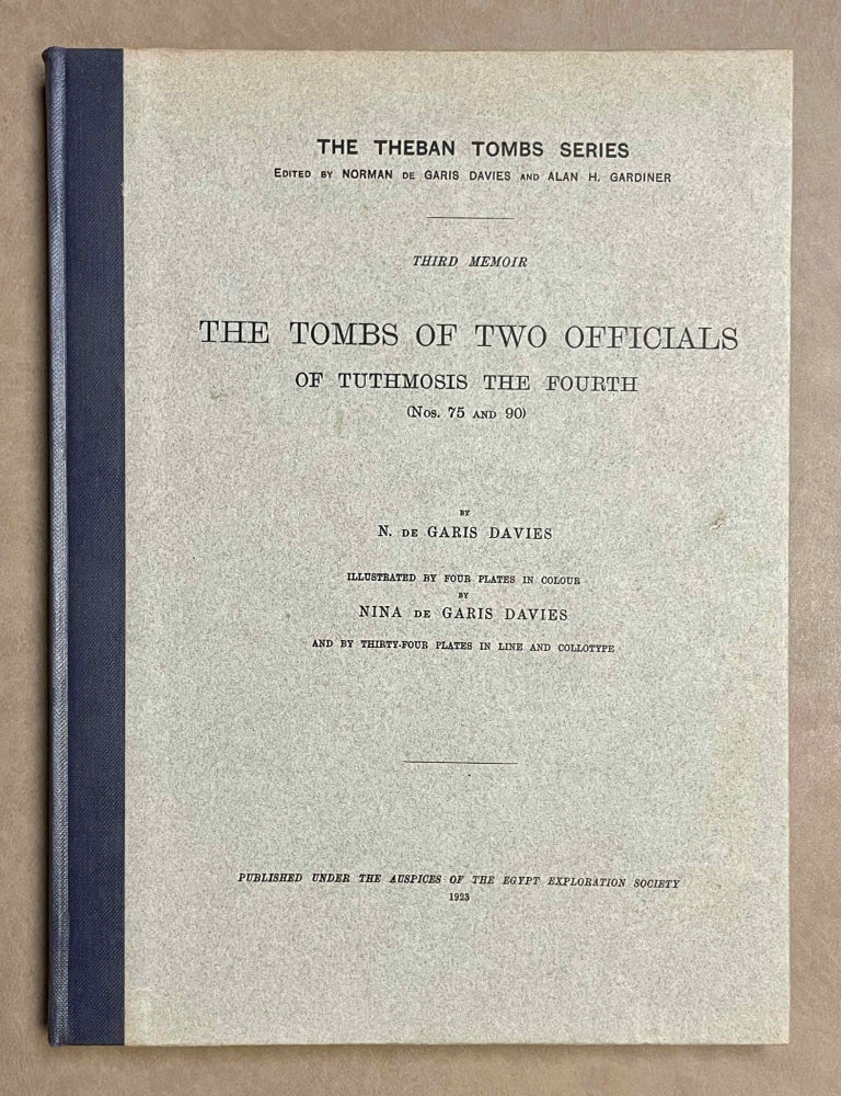 Item #M0431d The tombs of two officials of Tuthmosis the Fourth (Nos. 75 and 90). DAVIES Norman de Garis.[newline]M0431d-00.jpeg