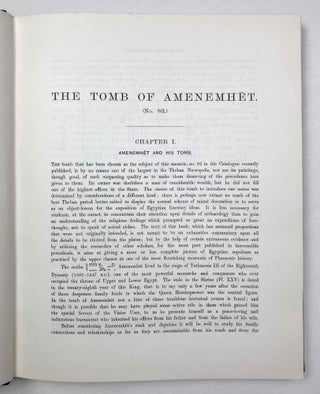 The tomb of Amenemhet (No 82)