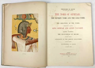 The tomb of Siphtah, the monkey tomb and the gold tomb