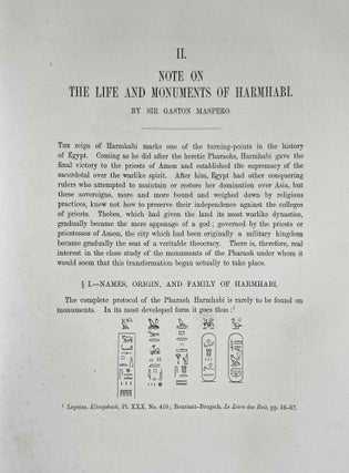 The tombs of Harmhabi and Touatankhamanou