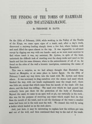 The tombs of Harmhabi and Touatankhamanou