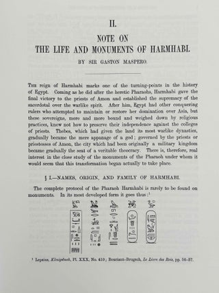 The tombs of Harmhabi and Touatankhamanou