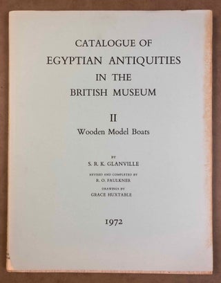Set of 6 volumes. Catalogue of Egyptian Antiquities in the British Museum. Vol. I: Mummies and Human Remains. Vol. II: Wooden Model Boats. Vol. III: Musical Instruments. Vol. IV: Glass. Vol. V: Early Dynastic Objects. Vol. VI: Jewellery Part I. From the Earliest Times to the 17th Dynasty[newline]M0444b-15.jpg