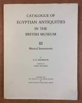 Set of 6 volumes. Catalogue of Egyptian Antiquities in the British Museum. Vol. I: Mummies and Human Remains. Vol. II: Wooden Model Boats. Vol. III: Musical Instruments. Vol. IV: Glass. Vol. V: Early Dynastic Objects. Vol. VI: Jewellery Part I. From the Earliest Times to the 17th Dynasty[newline]M0444b-22.jpg