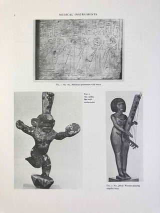 Set of 6 volumes. Catalogue of Egyptian Antiquities in the British Museum. Vol. I: Mummies and Human Remains. Vol. II: Wooden Model Boats. Vol. III: Musical Instruments. Vol. IV: Glass. Vol. V: Early Dynastic Objects. Vol. VI: Jewellery Part I. From the Earliest Times to the 17th Dynasty[newline]M0444b-26.jpg