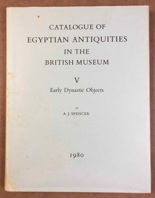Set of 6 volumes. Catalogue of Egyptian Antiquities in the British Museum. Vol. I: Mummies and Human Remains. Vol. II: Wooden Model Boats. Vol. III: Musical Instruments. Vol. IV: Glass. Vol. V: Early Dynastic Objects. Vol. VI: Jewellery Part I. From the Earliest Times to the 17th Dynasty[newline]M0444b-39.jpg