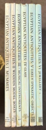 Item #M0444b Set of 6 volumes. Catalogue of Egyptian Antiquities in the British Museum. Vol. I:...