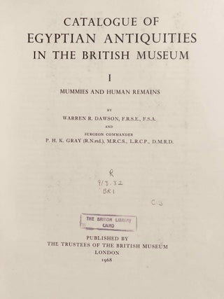 Catalogue of Egyptian Antiquities in the British Museum. Vol. I: Mummies and Human Remains[newline]M0444d-04.jpg