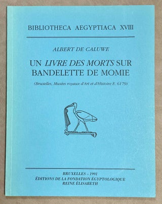 Item #M0446 Un Livre des Morts sur bandelettes de momie. CALUWE Albert de[newline]M0446-00.jpeg