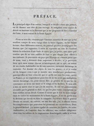Voyage dans la Haute et la Basse Egypte. Tome I: Texte. Tome II: Planches (complete set, FIRST EDITION)[newline]M0449a-005.jpg