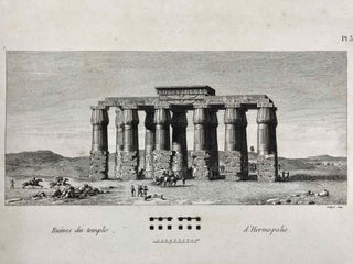 Voyage dans la Haute et la Basse Egypte. Tome I: Texte. Tome II: Planches (complete set, FIRST EDITION)[newline]M0449a-387.jpg