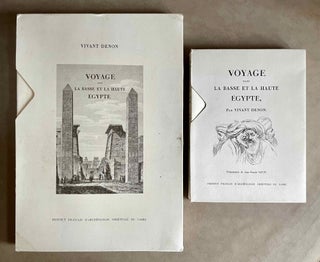 Item #M0449b Voyage dans la Haute et la Basse Egypte. Tome I: Texte. Tome II: Planches (complete...