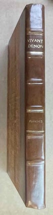Voyage dans la Haute et la Basse Egypte. Tome I: Texte. Tome II: Planches (complete set, FIRST EDITION)