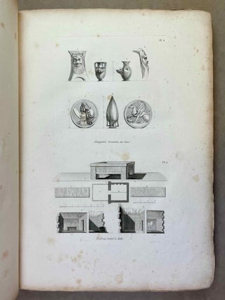 Voyage dans la Haute et la Basse Egypte. Tome I: Texte. Tome II: Planches (complete set, FIRST EDITION)
