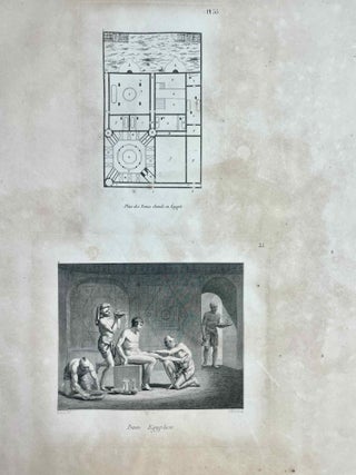 Voyage dans la Haute et la Basse Egypte. Tome I: Texte. Tome II: Planches (complete set, FIRST EDITION)