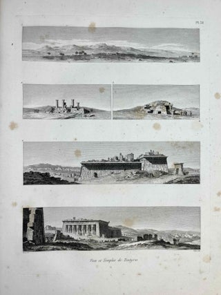 Voyage dans la Haute et la Basse Egypte. Tome I: Texte. Tome II: Planches (complete set, FIRST EDITION)