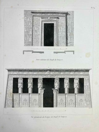 Voyage dans la Haute et la Basse Egypte. Tome I: Texte. Tome II: Planches (complete set, FIRST EDITION)