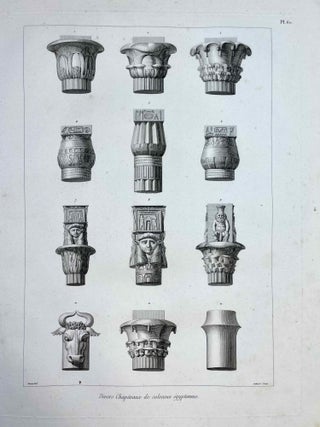 Voyage dans la Haute et la Basse Egypte. Tome I: Texte. Tome II: Planches (complete set, FIRST EDITION)
