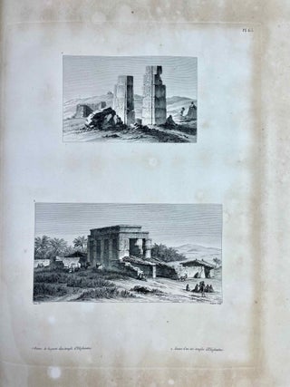 Voyage dans la Haute et la Basse Egypte. Tome I: Texte. Tome II: Planches (complete set, FIRST EDITION)
