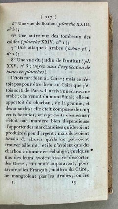 Voyage dans la Haute et la Basse Egypte. Tome I: Texte. Tome II: Planches (complete set, FIRST EDITION)