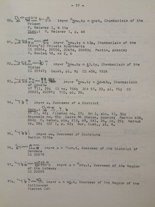 Index of Egyptian administrative and religious titles of the Middle Kingdom[newline]M0450a-02.jpg