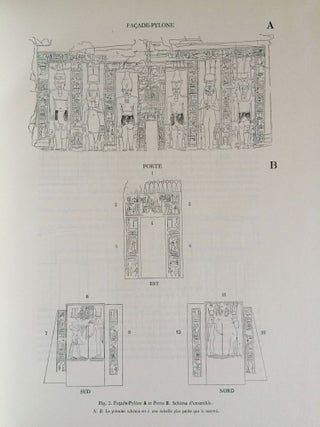 Le petit temple d'Abou Simbel, vol. 1: Etude archéologique et épigraphique, essai d'interprétation. Vol. 2: Planches (complete set)[newline]M0452-10.jpg