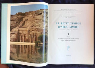 Le petit temple d'Abou Simbel, vol. 1: Etude archéologique et épigraphique, essai d'interprétation. Vol. 2: Planches (complete set)[newline]M0452c-03.jpg