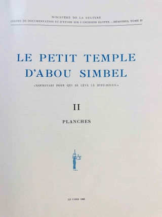 Le petit temple d'Abou Simbel, vol. 1: Etude archéologique et épigraphique, essai d'interprétation. Vol. 2: Planches (complete set)[newline]M0452e-11.jpg