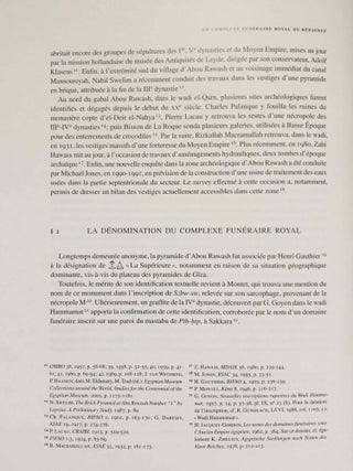 Abou Rawash. Volume I: Le complexe funéraire royal de Rêdjedef. Tome I: Etude historique et architecturale. Tome II: Planches (complete set)[newline]M0453d-07.jpg
