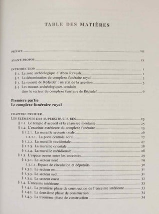 Abou Rawash. Volume I: Le complexe funéraire royal de Rêdjedef. Tome I: Etude historique et architecturale. Tome II: Planches (complete set)[newline]M0453d-11.jpg
