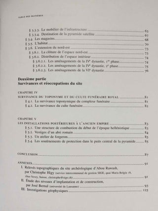 Abou Rawash. Volume I: Le complexe funéraire royal de Rêdjedef. Tome I: Etude historique et architecturale. Tome II: Planches (complete set)[newline]M0453d-13.jpg