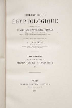 Mémoires et fragments. Tomes I & II (complete set)