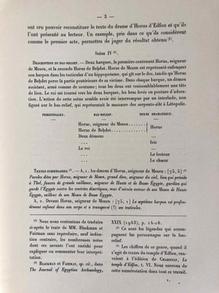 Le texte dramatique d'Edfou