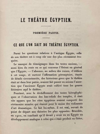 Le th&eacute;&acirc;tre &eacute;gyptien[newline]M0466c-04.jpeg