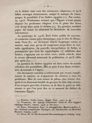 Le th&eacute;&acirc;tre &eacute;gyptien[newline]M0466c-05.jpeg