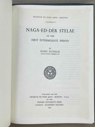 Naga ed-Der stelae of the First Intermediate Period (XEROX)