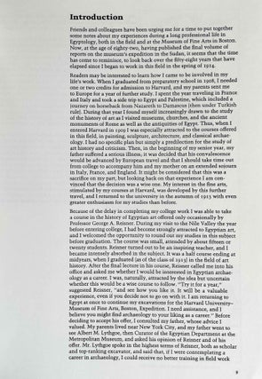 Recollections of an Egyptologist