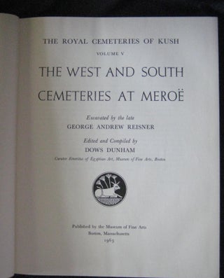 Royal Cemeteries of Kush. Vol. V: The West and South Cemeteries at Meroë.[newline]M0482c-02.jpg