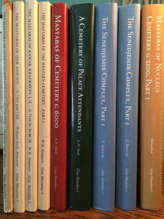 Item #M0483a Boston MFA Giza Mastaba Series, Vol. 1-8. 1-D. Dunham, W.K. Simpson, The Mastaba of...