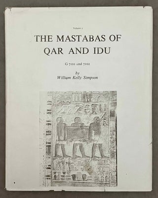 Item #M0484a The mastabas of Qar and Idu. DUNHAM Dows - SIMPSON William K[newline]M0484a-00.jpeg