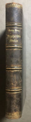 Item #M0485 Aegyptische Studien und Verwandtes. EBERS Georg