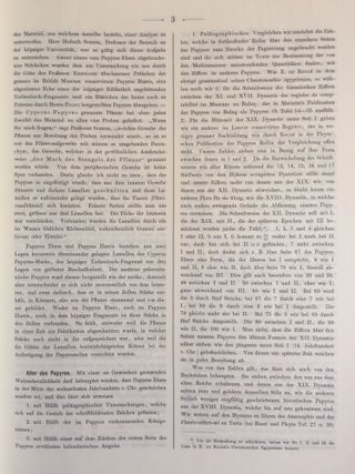 Papyros Ebers. Erster Band: Einleitung und Text, Tafel I-LXIX. Zweiter Band: Glossar und Text, Tafel LXX-CX (complete set)[newline]M0486a-08.jpg