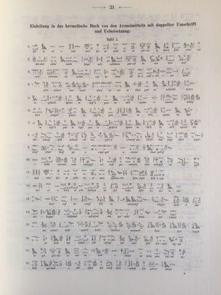 Papyros Ebers. Erster Band: Einleitung und Text, Tafel I-LXIX. Zweiter Band: Glossar und Text, Tafel LXX-CX (complete set)[newline]M0486a-12.jpg