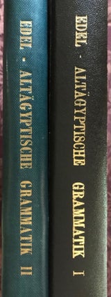 Item #M0489d Altägyptische Grammatik. Band I & II (complete set). EDEL Elmar