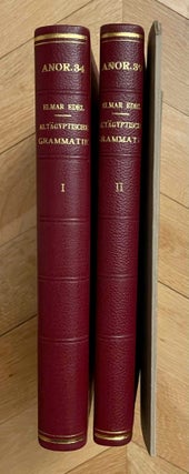 Item #M0489l Altägyptische Grammatik. Band I & II (complete set) + Register der Zitate. EDEL...