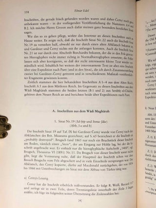 Beiträge zu den ägyptischen Sinaiinschriften