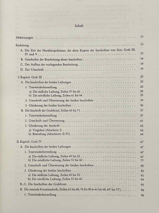 Die Inschriften der Grabfronten der Siut-Gr&auml;ber in Mittel&auml;gypten aus der Herakleopolitenzeit
