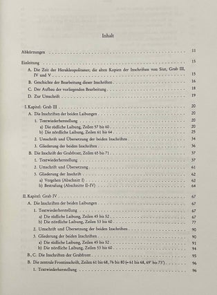 Die Inschriften der Grabfronten der Siut-Gräber in Mittelägypten aus der Herakleopolitenzeit