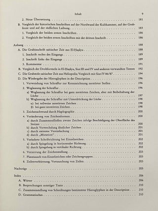 Die Inschriften der Grabfronten der Siut-Gr&auml;ber in Mittel&auml;gypten aus der Herakleopolitenzeit