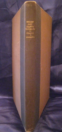 Item #M0498a Medinet Habu graffiti facsimiles. EDGERTON William F